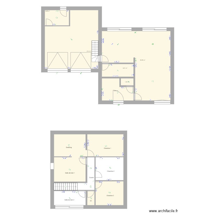 HerrmannAbrahamElectricité. Plan de 12 pièces et 187 m2