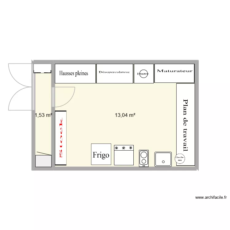 miellerie. Plan de 2 et 15 m² miellerie. Plan de 2 et 15 m²