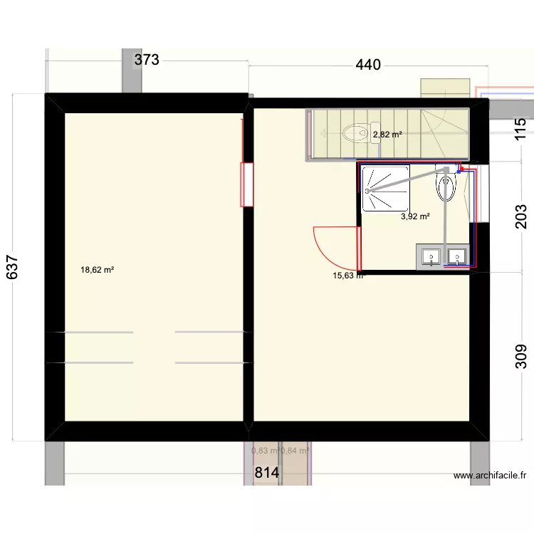 Vendays plomberie. Plan de 