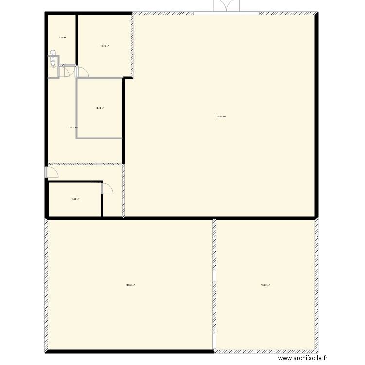 magasin. Plan de 0 pièce et 0 m2
