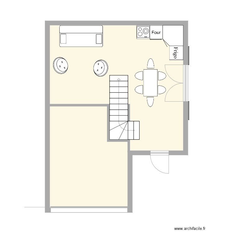 projet extension rdc 1804. Plan de 0 pièce et 0 m2