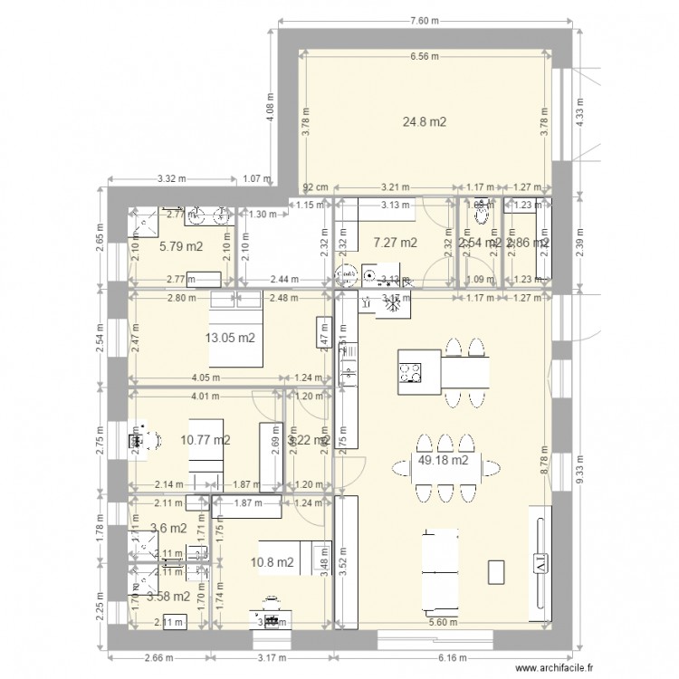 Maison L Bis Mios. Plan de 0 pièce et 0 m2