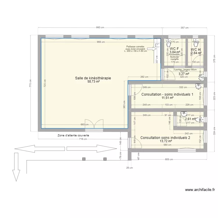 Hôpital de Rutovu - Bâtiment transformé . Plan de Hôpital de Rutovu - Bâtiment transformé . Plan de