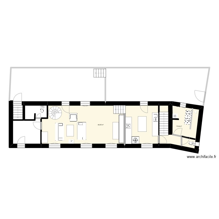 SVM RDC. Plan de 0 pièce et 0 m2