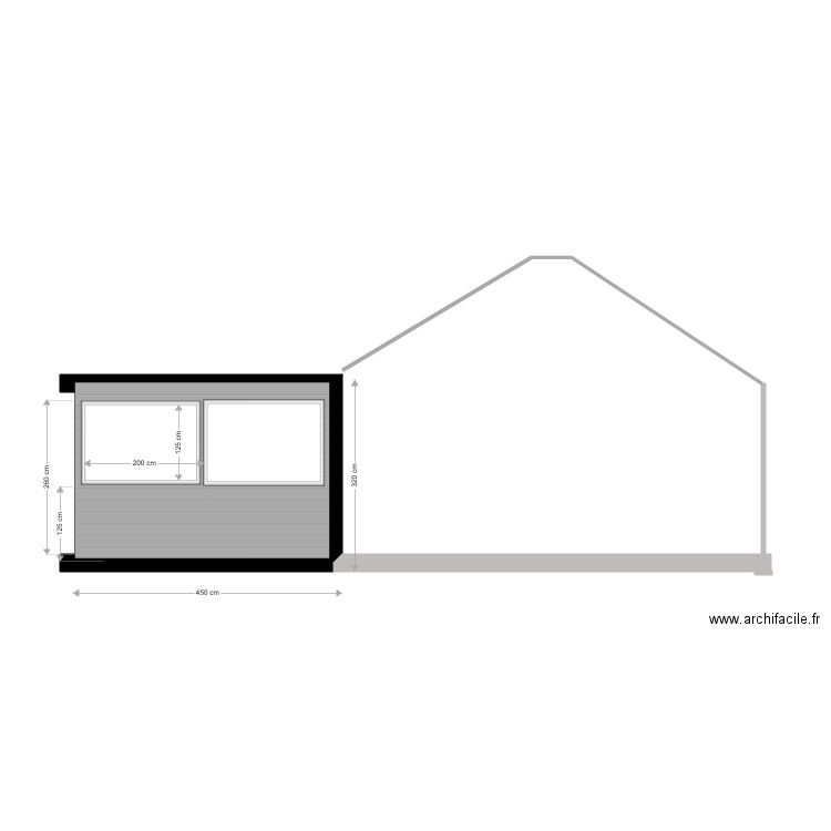 PROFIL EXTENSION MORLAIX A. Plan de 0 pièce et 0 m2