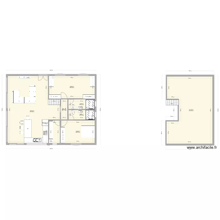 VILLA F3. Plan de 