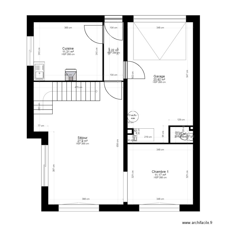 PALN LAMY ORIGINAL. Plan de 18 pièces et 157 m2