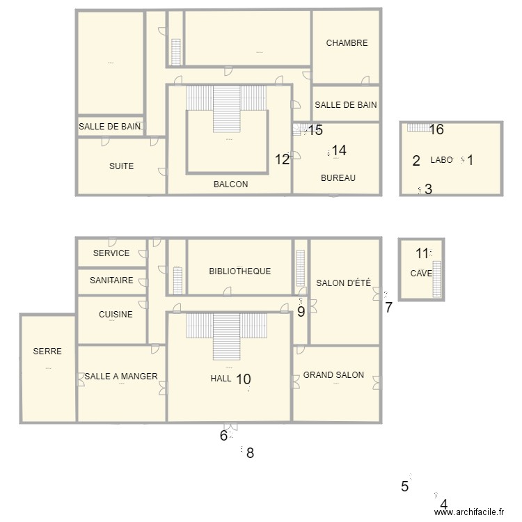 Manoir cliff Vision 3. Plan de 0 pièce et 0 m2
