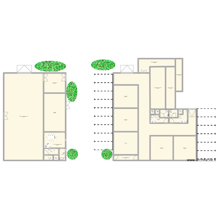ateliers. Plan de 0 pièce et 0 m2