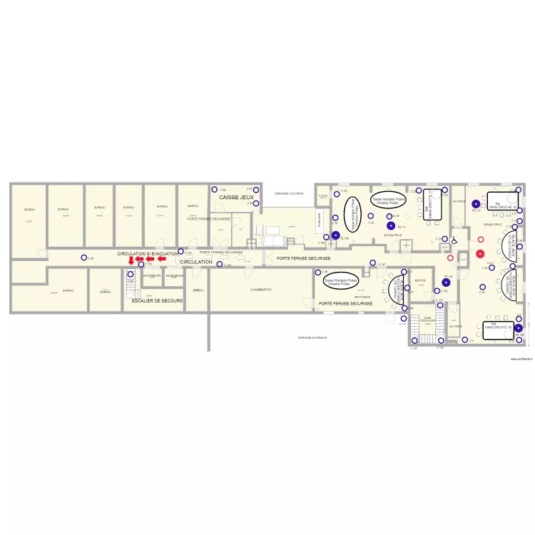 PRIVE 314 actuel au 20 et 22 02 2018. Plan de 