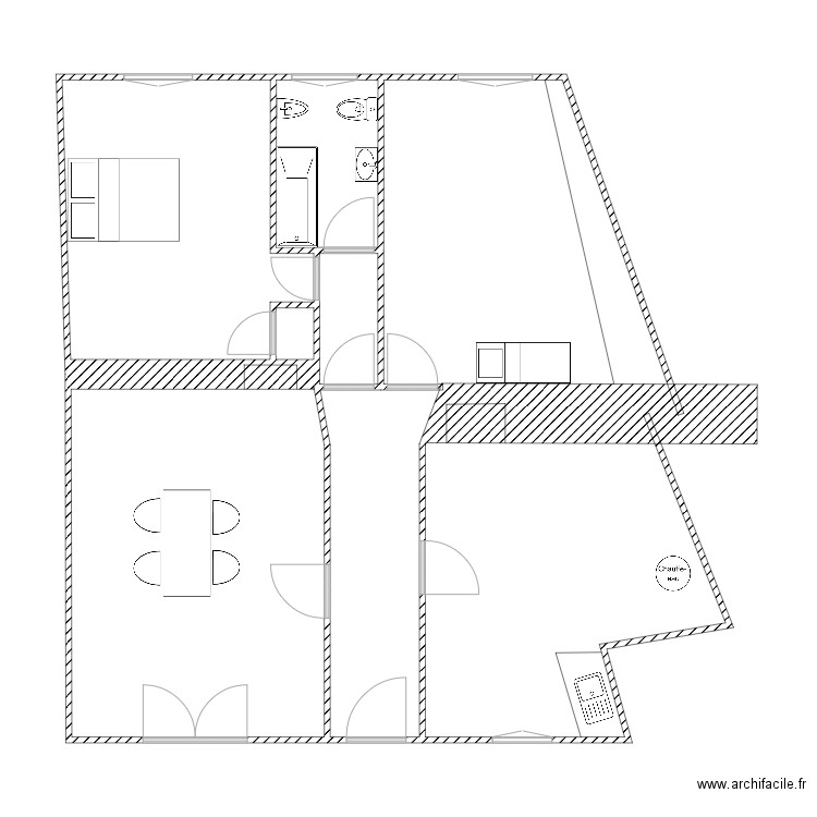 Appart anaelle taninges . Plan de 0 pièce et 0 m2