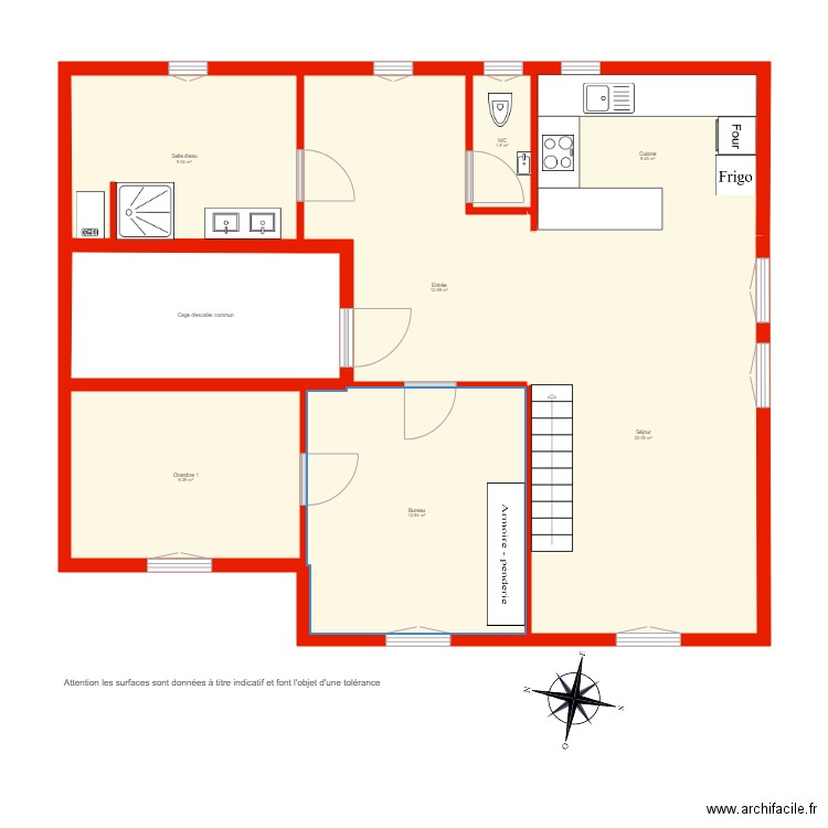 BI 3540 non  côté. Plan de 0 pièce et 0 m2