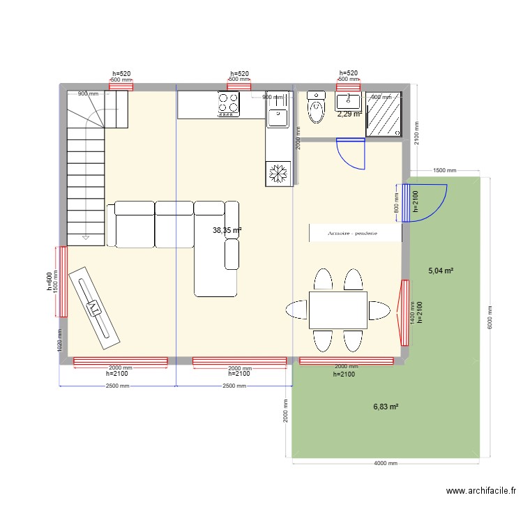 новый крым 21222323434234. Plan de 11 pièces et 107 m2