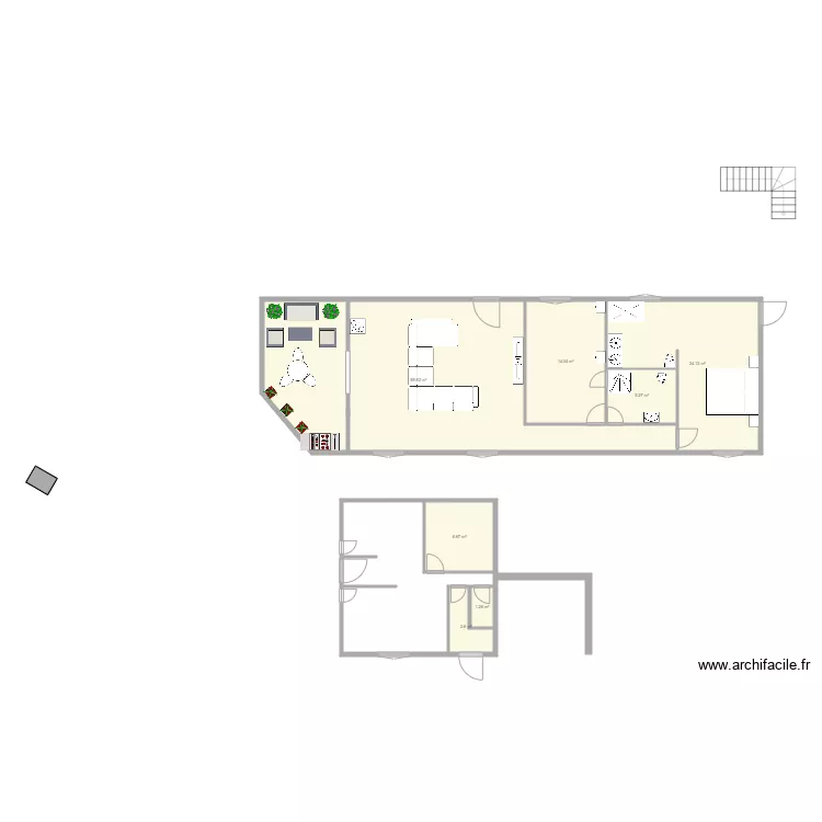 chez mo45. Plan de 