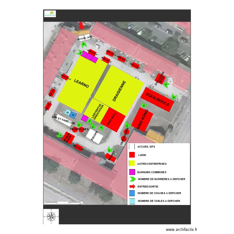 AGGLO FUN TOUR GRIGNY 2021. Plan de 0 pièce et 0 m2