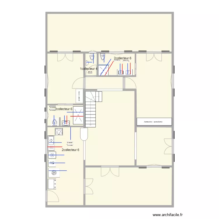 ducos plomberie rdc. Plan de ducos plomberie rdc. Plan de