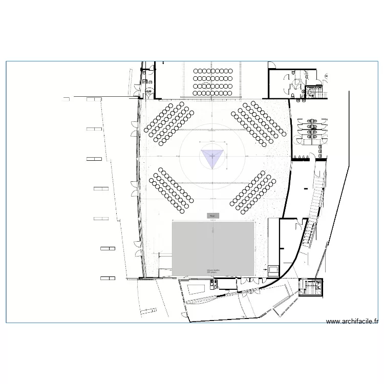 L&eacute;vitation simulation install . Plan de 
