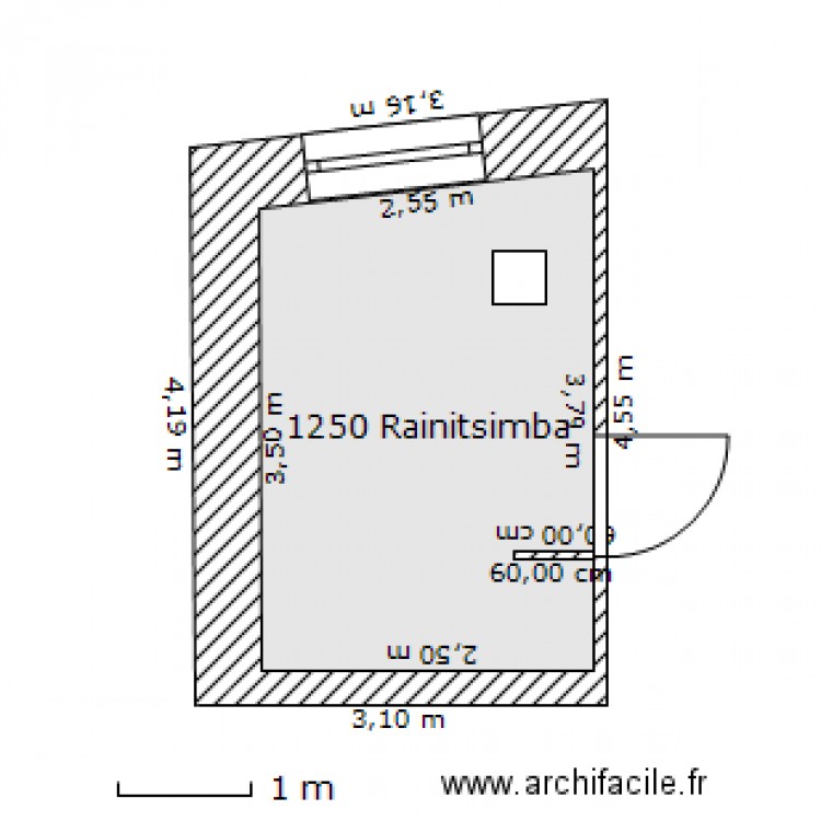 1250 Rainitsimba. Plan de 0 pièce et 0 m2