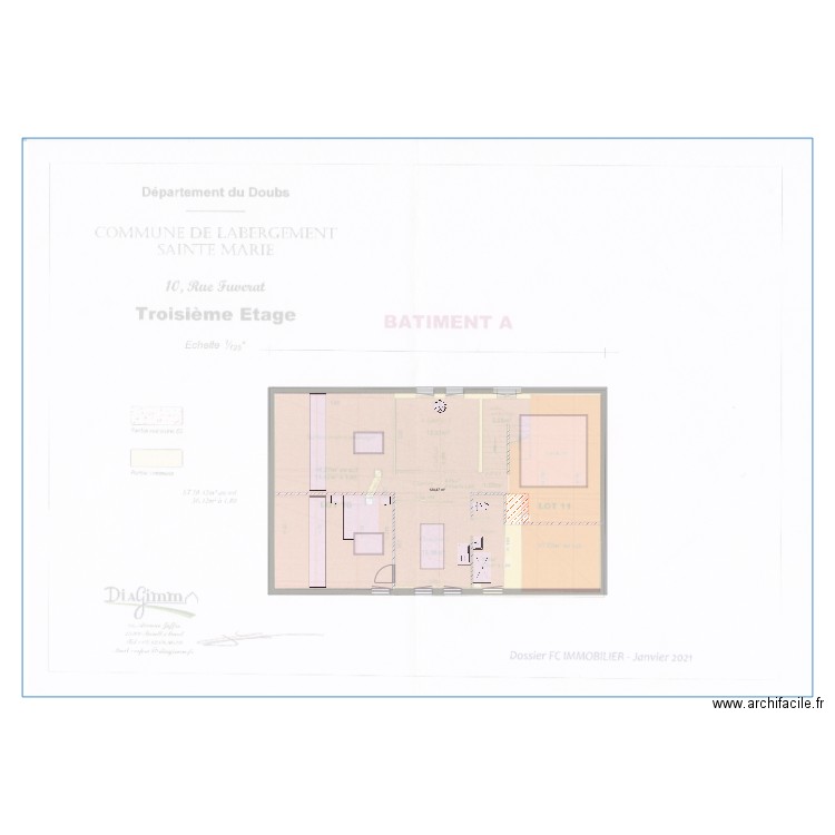 APPARTEMENT LABERGEMENT 1. Plan de 0 pièce et 0 m2