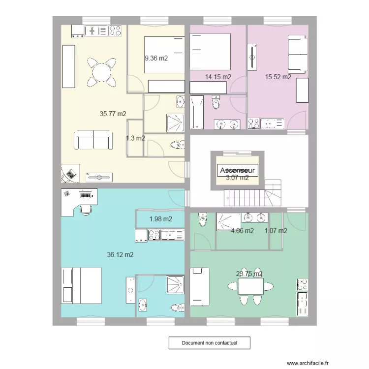 Premier 3678. Plan de 