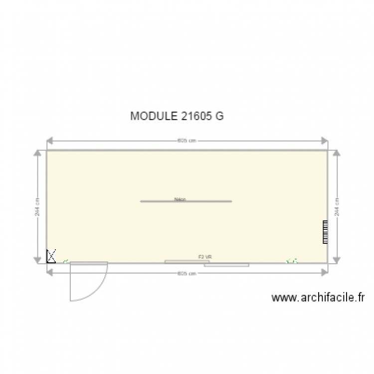 MODULE 21605 G. Plan de 0 pièce et 0 m2