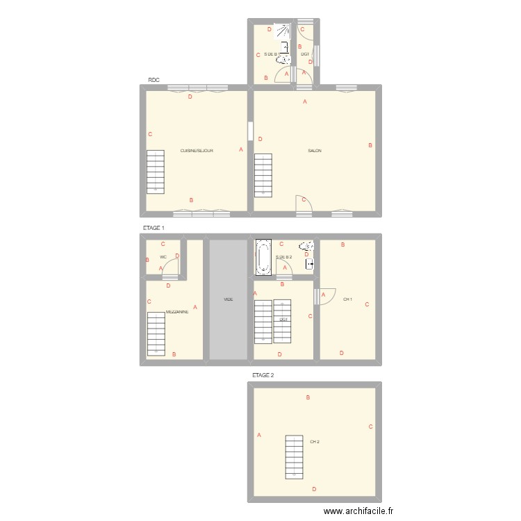 STOREY. Plan de 11 pièces et 151 m2