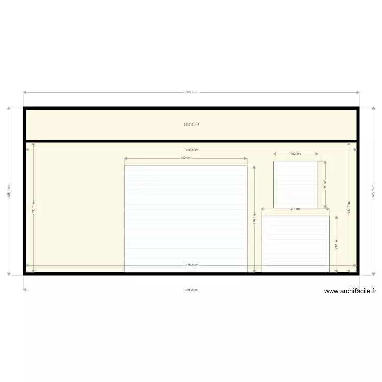 Facade batiment A. Plan de 