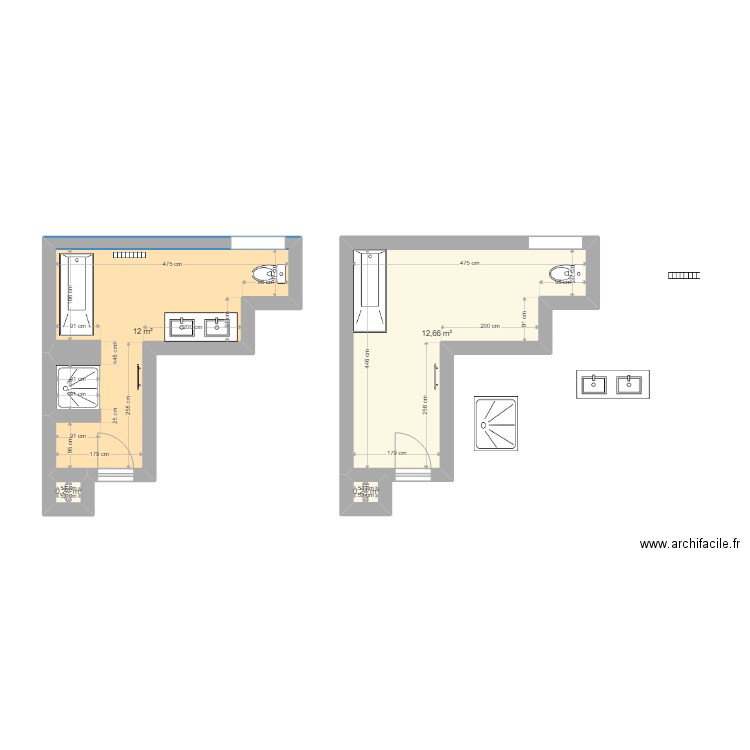 Salle de bain. Plan de 0 pièce et 0 m2