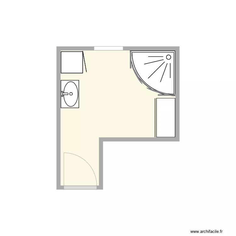 Bour SDB existant. Plan de 