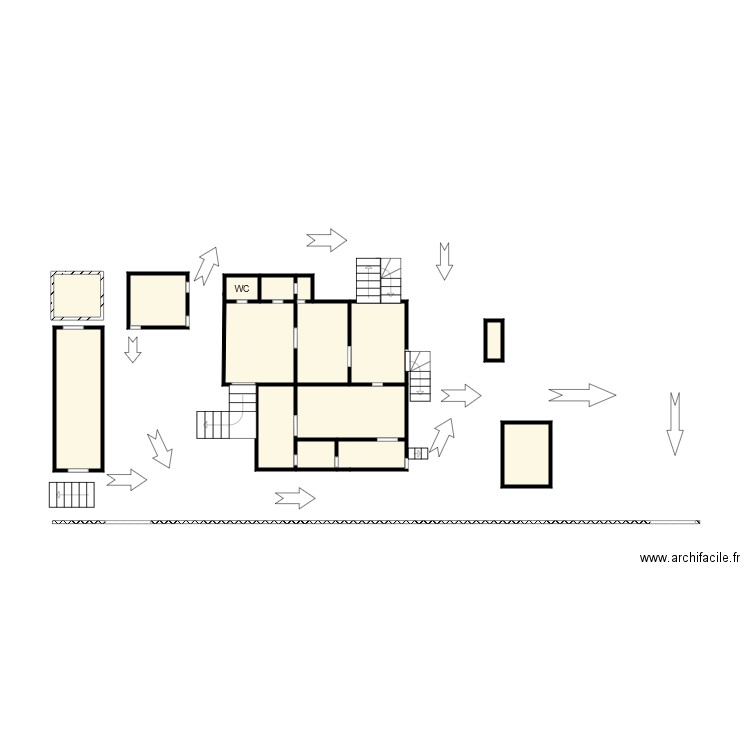 Plan ecole. Plan de 0 pièce et 0 m2