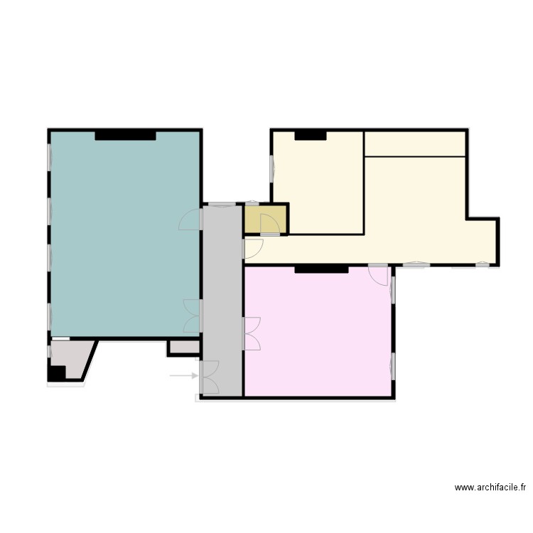 53 BLANCHE 2CH 1 SDB. Plan de 0 pièce et 0 m2