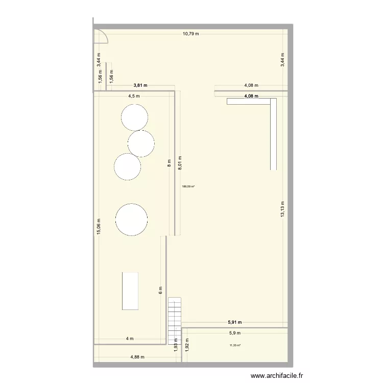 Wedding Exp&eacute;rience RDC. Plan de 2 pièces et 199 m²