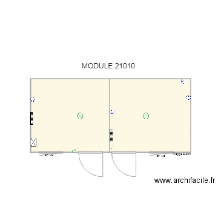 MODULE 21010. Plan de 0 pièce et 0 m2