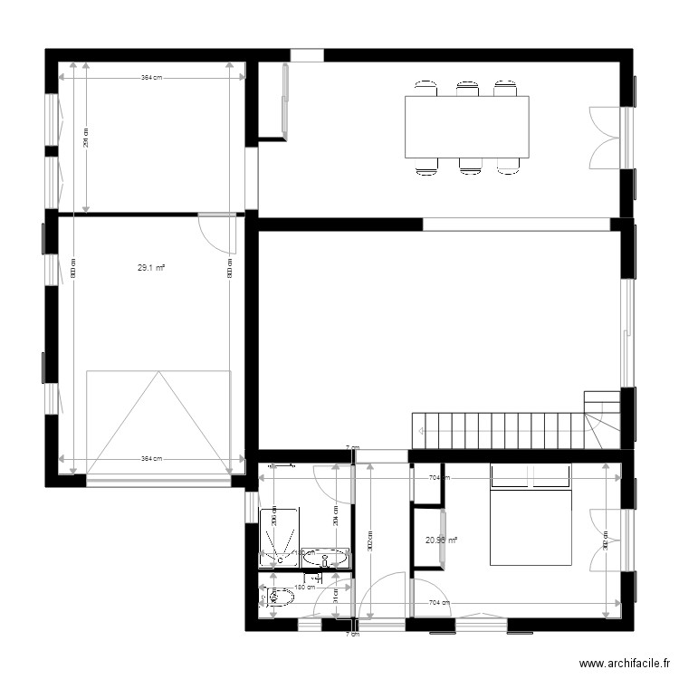 RDG REZ DE CHAUSSEE. Plan de 0 pièce et 0 m2