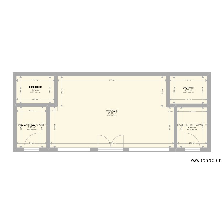 BUSNES MAGASIN. Plan de 0 pièce et 0 m2