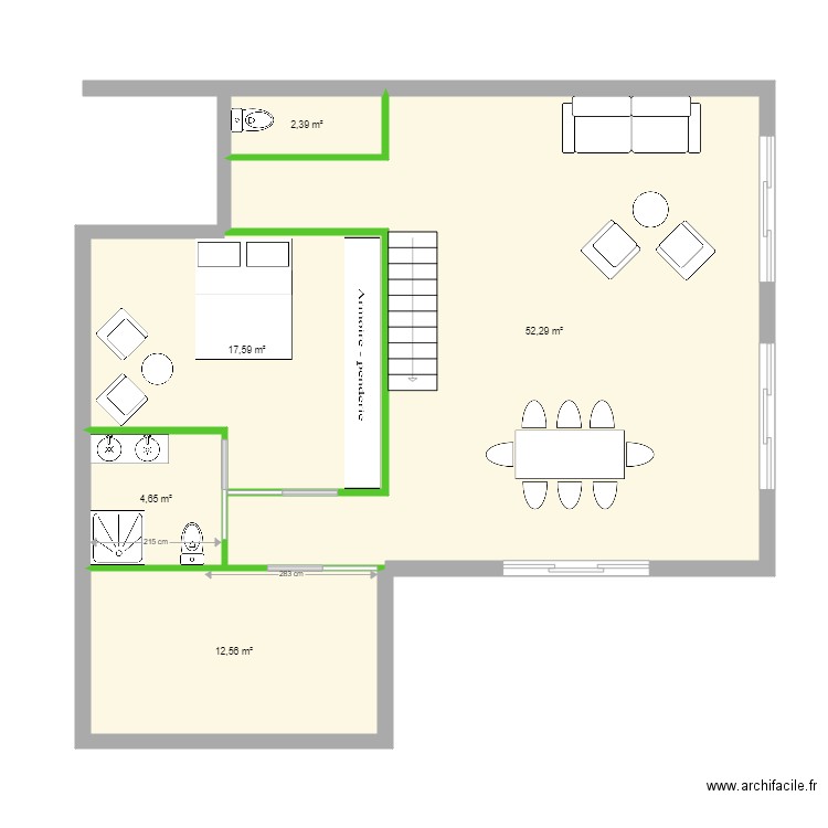 projet avril 21. Plan de 0 pièce et 0 m2