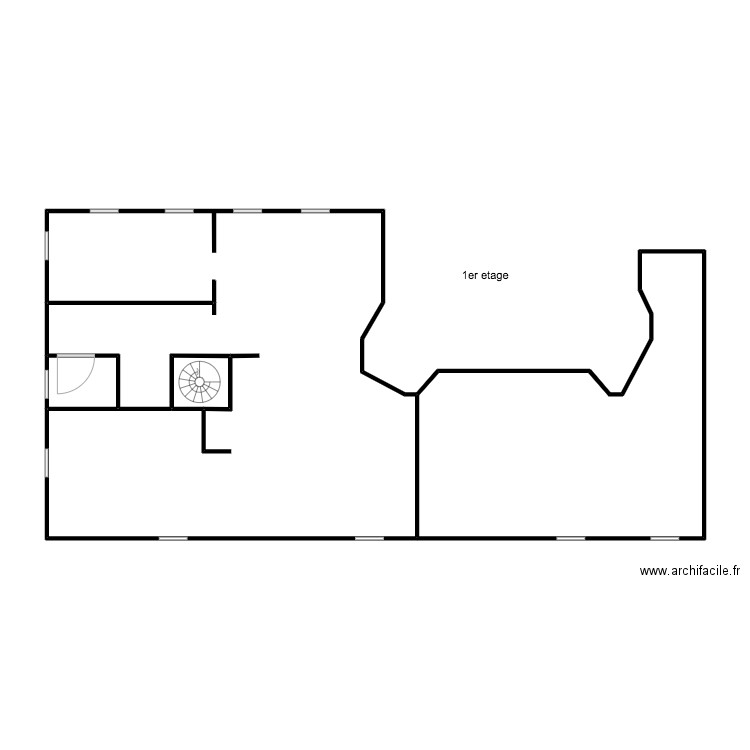 Nicole. Plan de 4 pièces et 76 m2