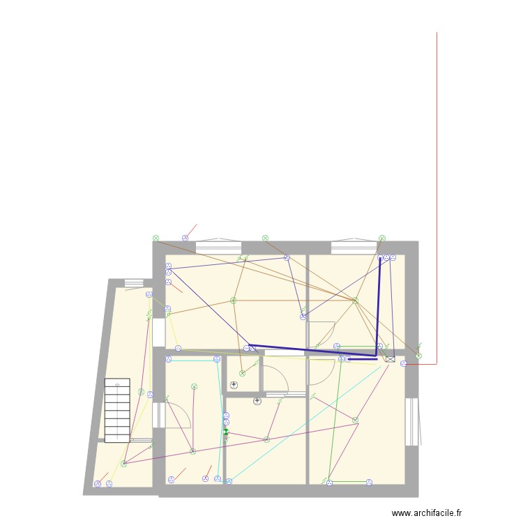 rdj elec. Plan de 0 pièce et 0 m2