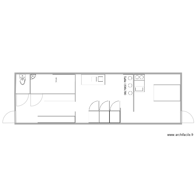 esushi 2. Plan de 0 pièce et 0 m2