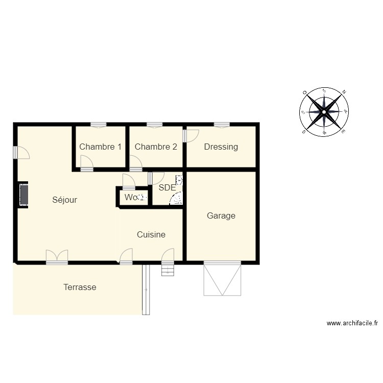 Sinistre Villeneuve. Plan de 0 pièce et 0 m2