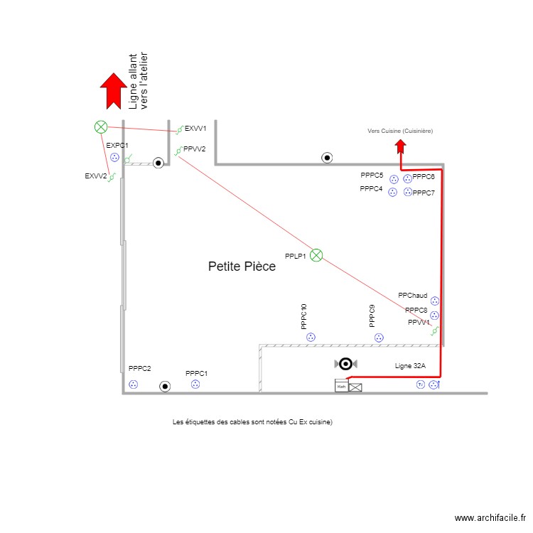 Petite Pièce. Plan de 0 pièce et 0 m2