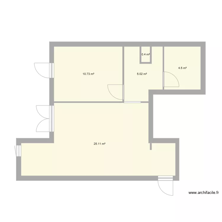 APPART LONGJU. Plan de 