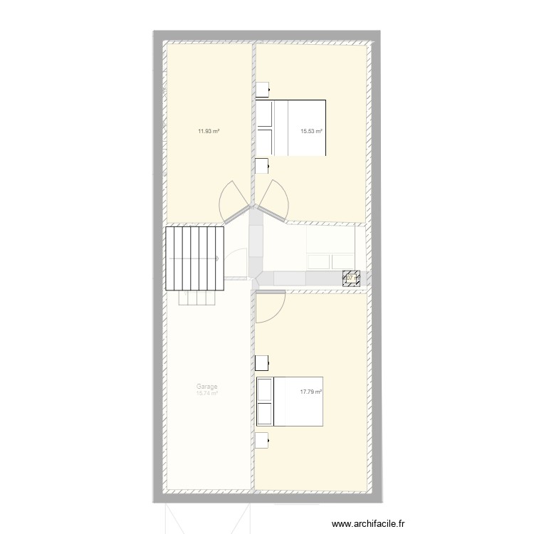 Maison Etage escalier1. Plan de 0 pièce et 0 m2