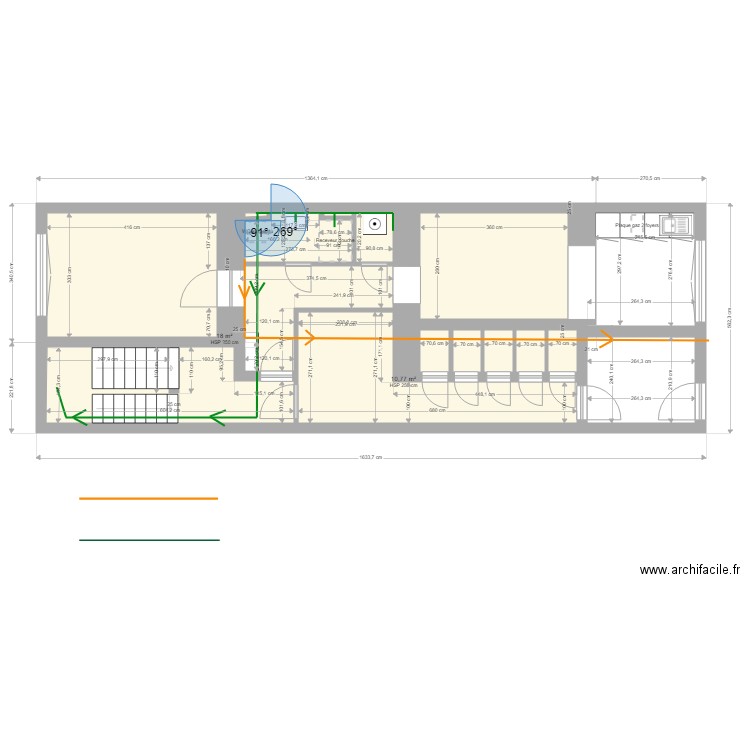 Studio 1. Plan de 0 pièce et 0 m2