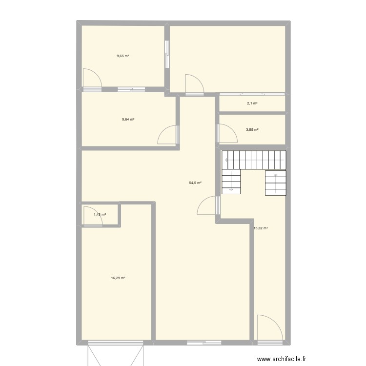 mon plan. Plan de 8 pièces et 113 m2
