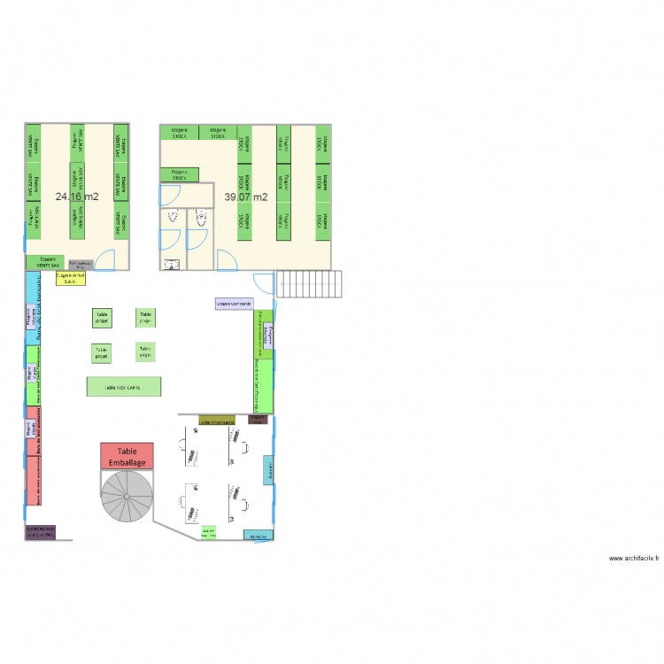 Plan SAV. Plan de 0 pièce et 0 m2