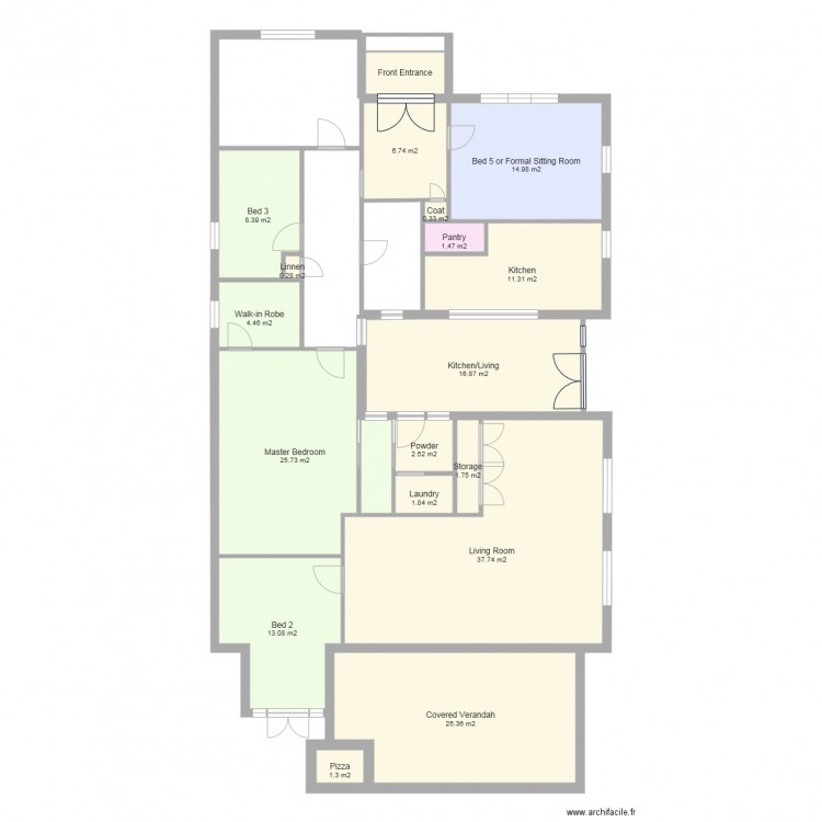 Floor Plan 193 Bobbin Head Road TURRAMURRA V3. Plan de 0 pièce et 0 m2