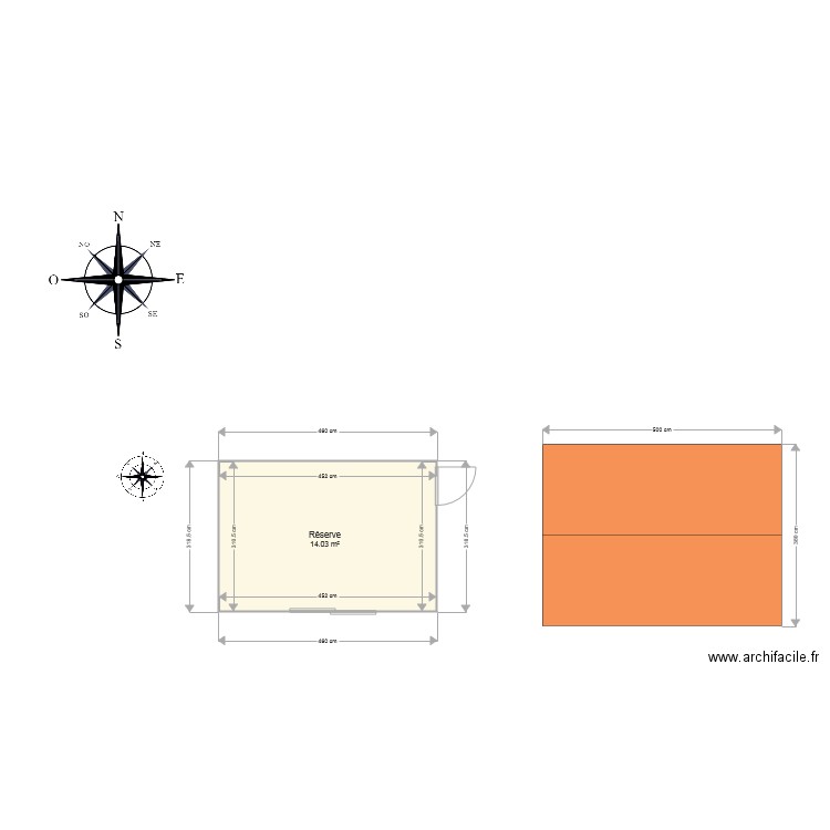 Plan réserve. Plan de 0 pièce et 0 m2