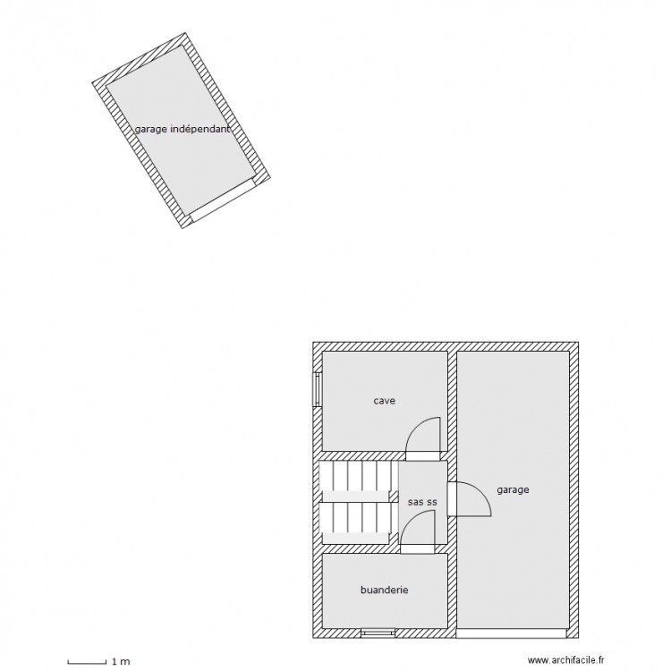 guirrou ss. Plan de 0 pièce et 0 m2