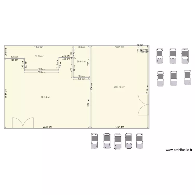Magasin Generaux hall 7. Plan de Magasin Generaux hall 7. Plan de